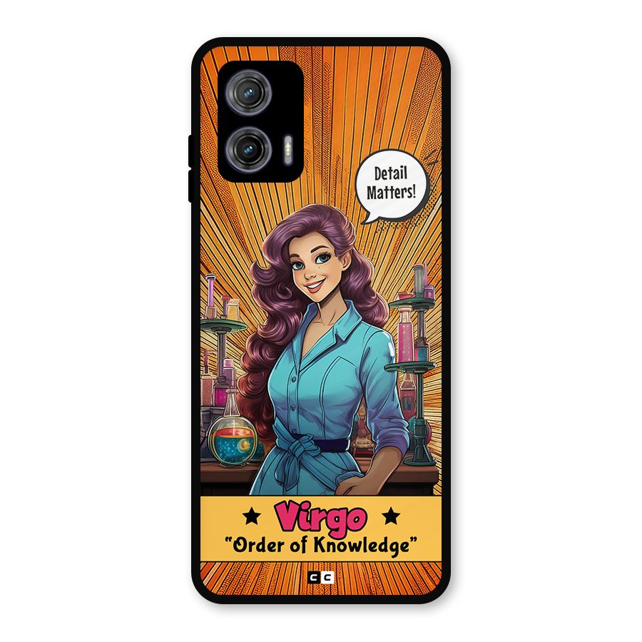 Virgo Order Metal Back Case for Moto G73