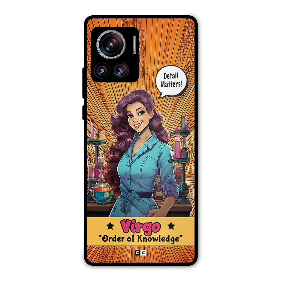 Virgo Order Metal Back Case for Motorola Edge 30 Ultra