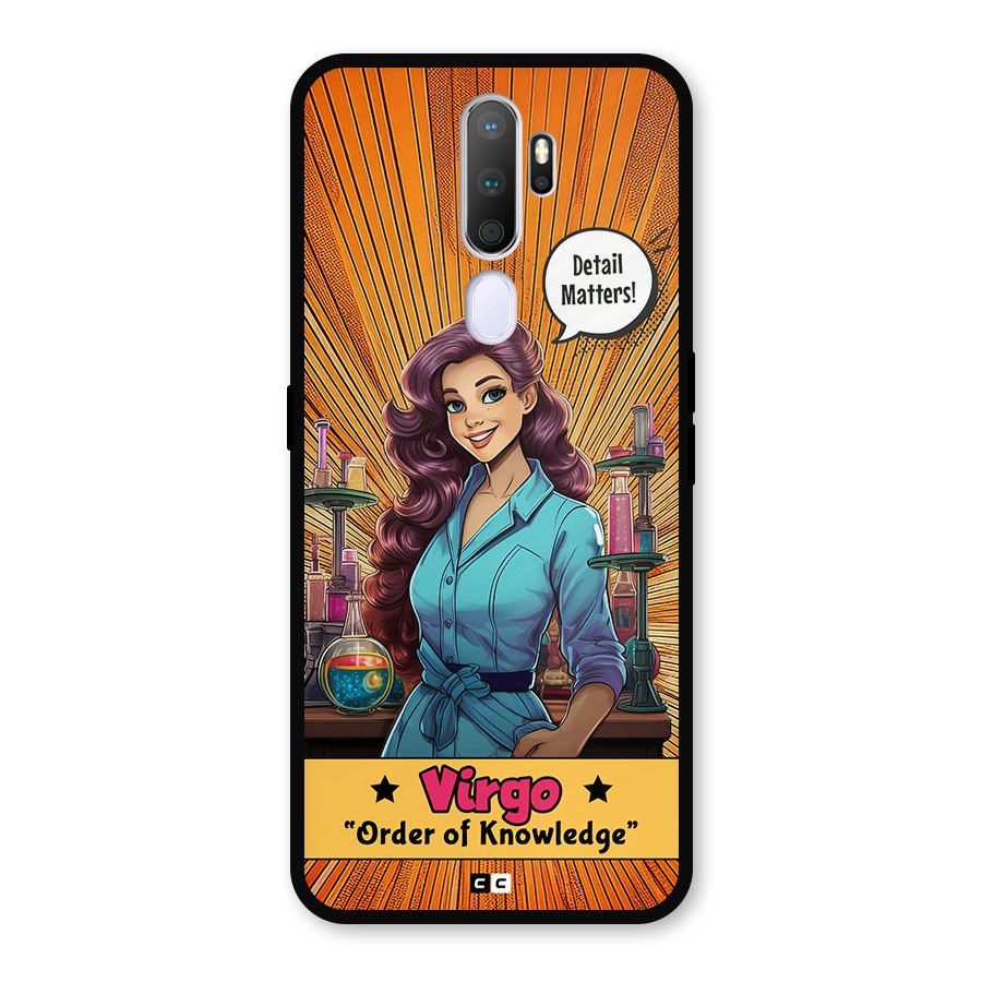 Virgo Order Metal Back Case for Oppo A9 (2020)