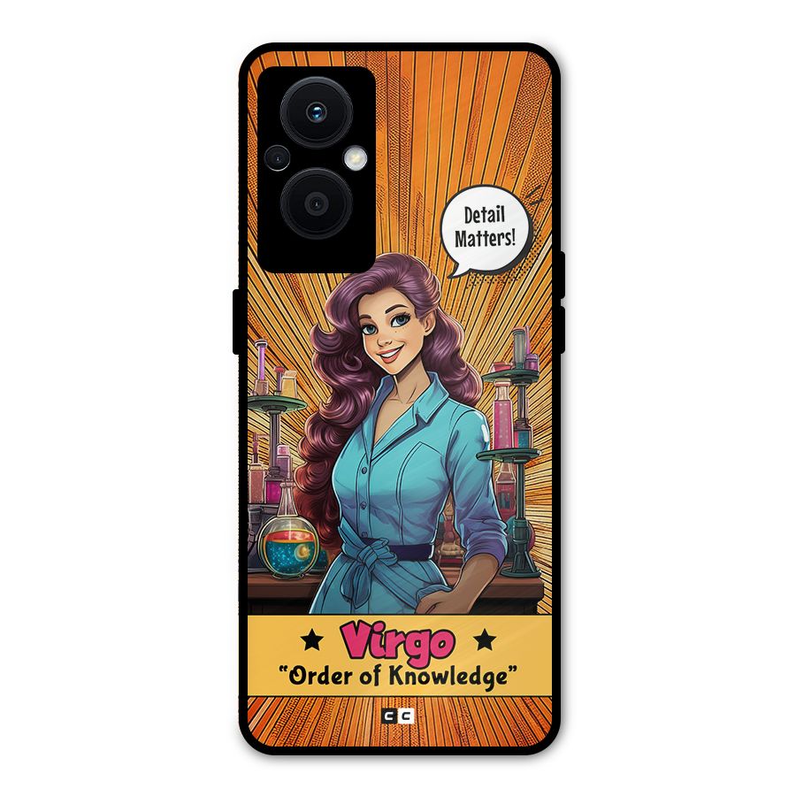 Virgo Order Metal Back Case for Oppo F21 Pro 5G