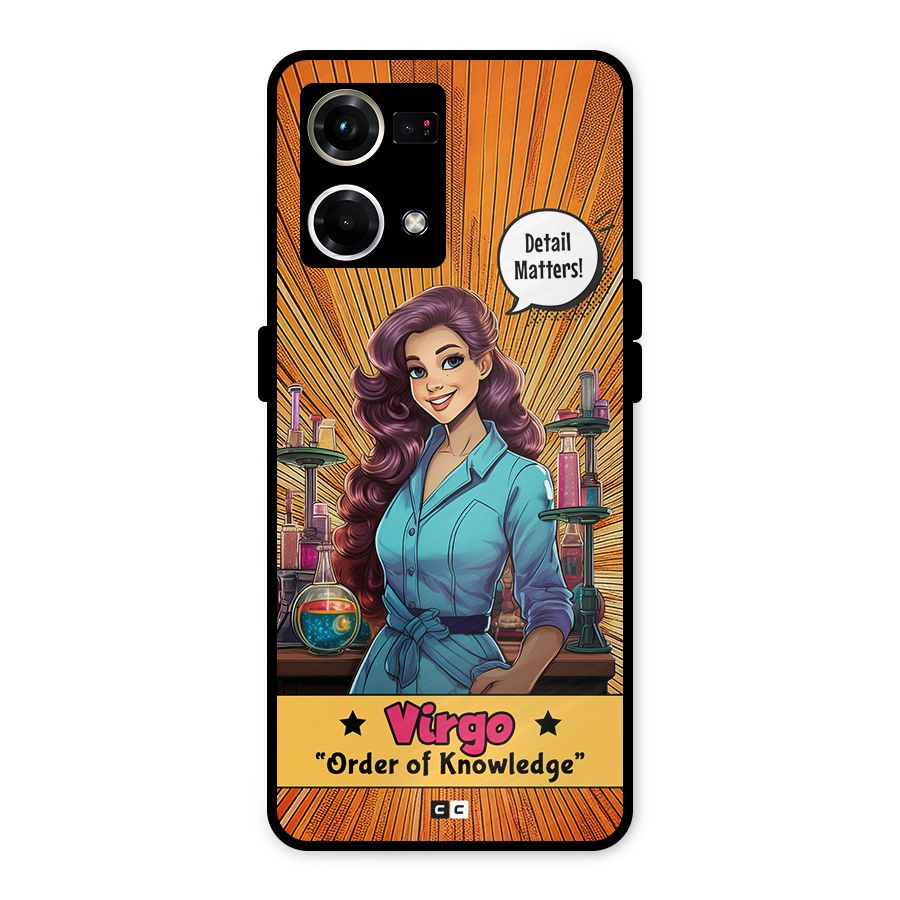 Virgo Order Metal Back Case for Oppo F21s Pro 4G