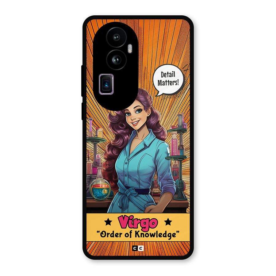 Virgo Order Metal Back Case for Oppo Reno10 Pro Plus