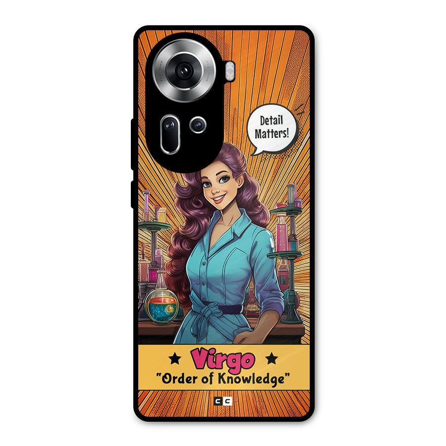 Virgo Order Metal Back Case for Oppo Reno11 5G