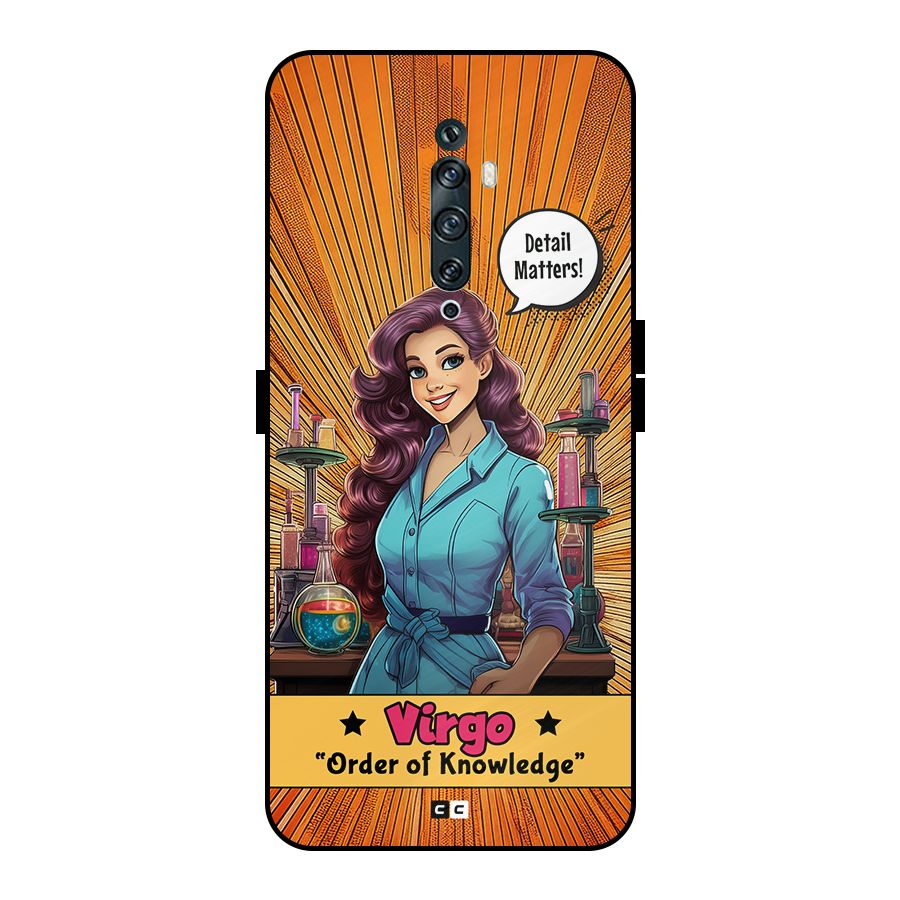 Virgo Order Metal Back Case for Oppo Reno2 Z