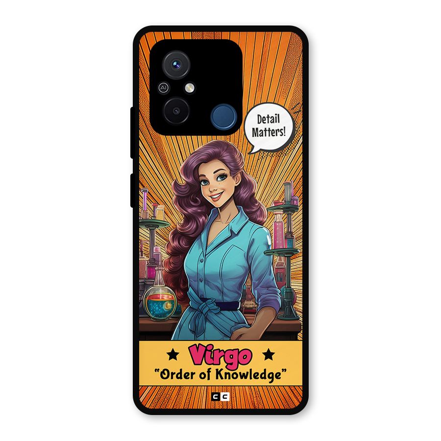 Virgo Order Metal Back Case for Poco C55