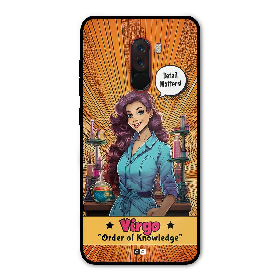 Virgo Order Metal Back Case for Poco F1