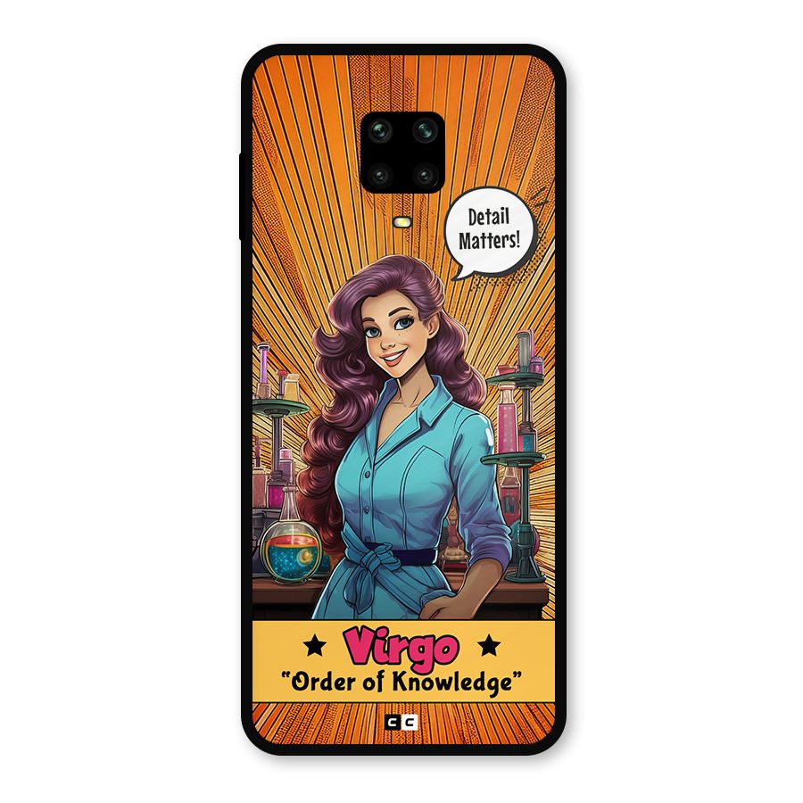 Virgo Order Metal Back Case for Poco M2 Pro