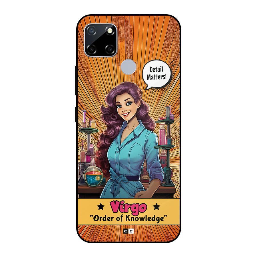 Virgo Order Metal Back Case for Realme Narzo 20