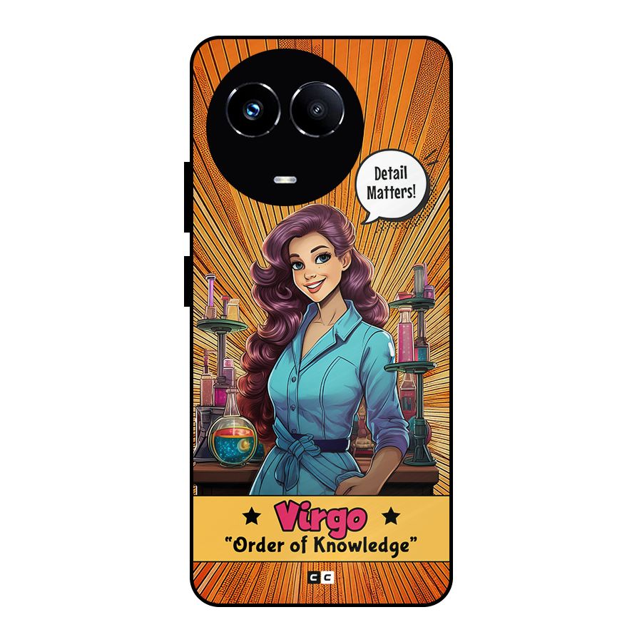 Virgo Order Metal Back Case for Realme Narzo 60X