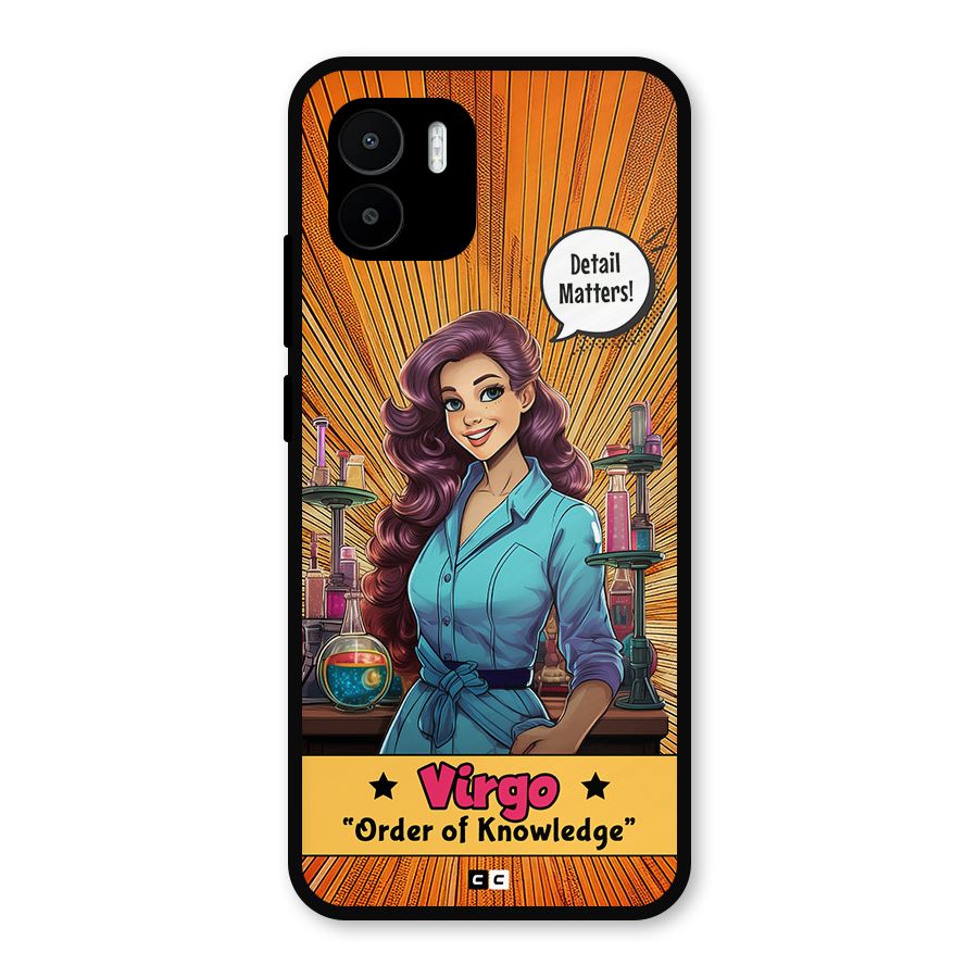 Virgo Order Metal Back Case for Redmi A1