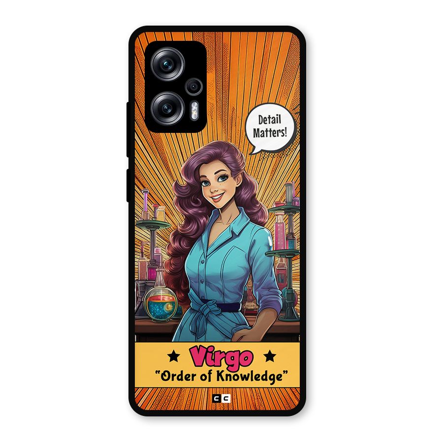 Virgo Order Metal Back Case for Redmi K50i