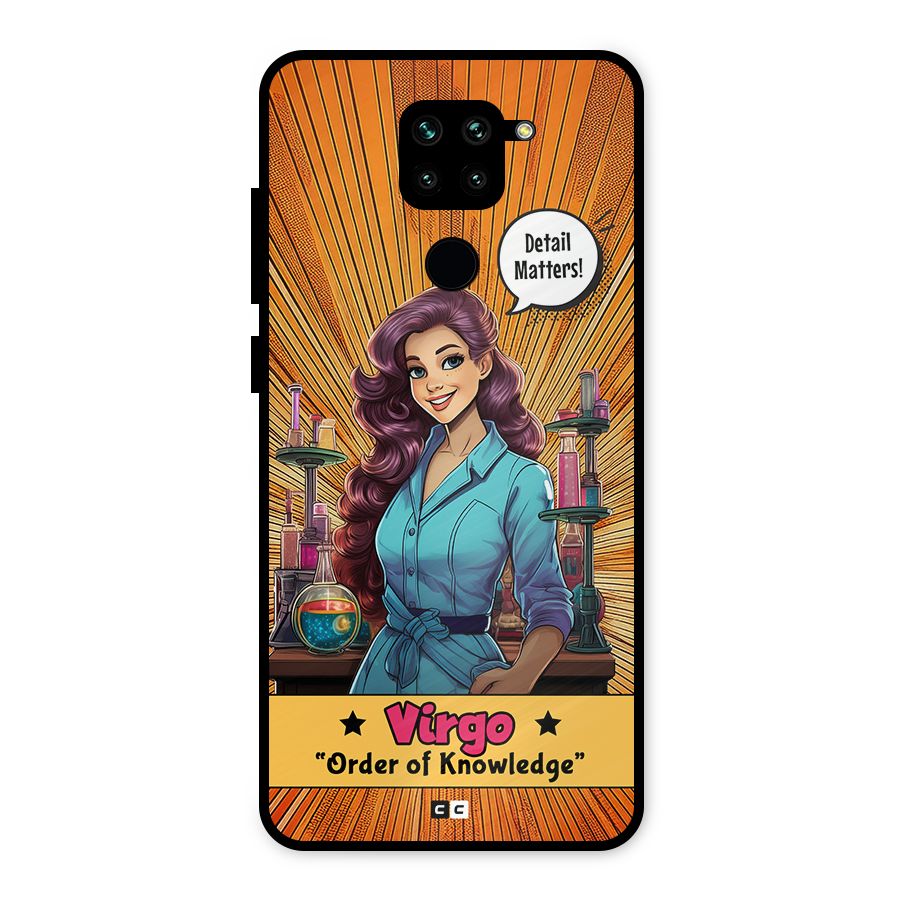 Virgo Order Metal Back Case for Redmi Note 9