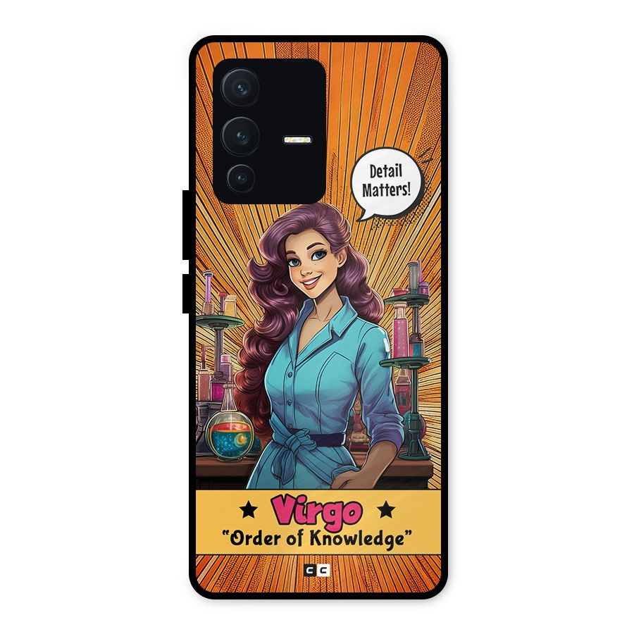 Virgo Order Metal Back Case for Vivo V23 5G