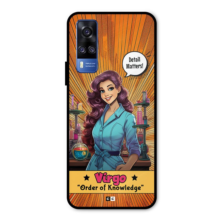 Virgo Order Metal Back Case for Vivo Y51A