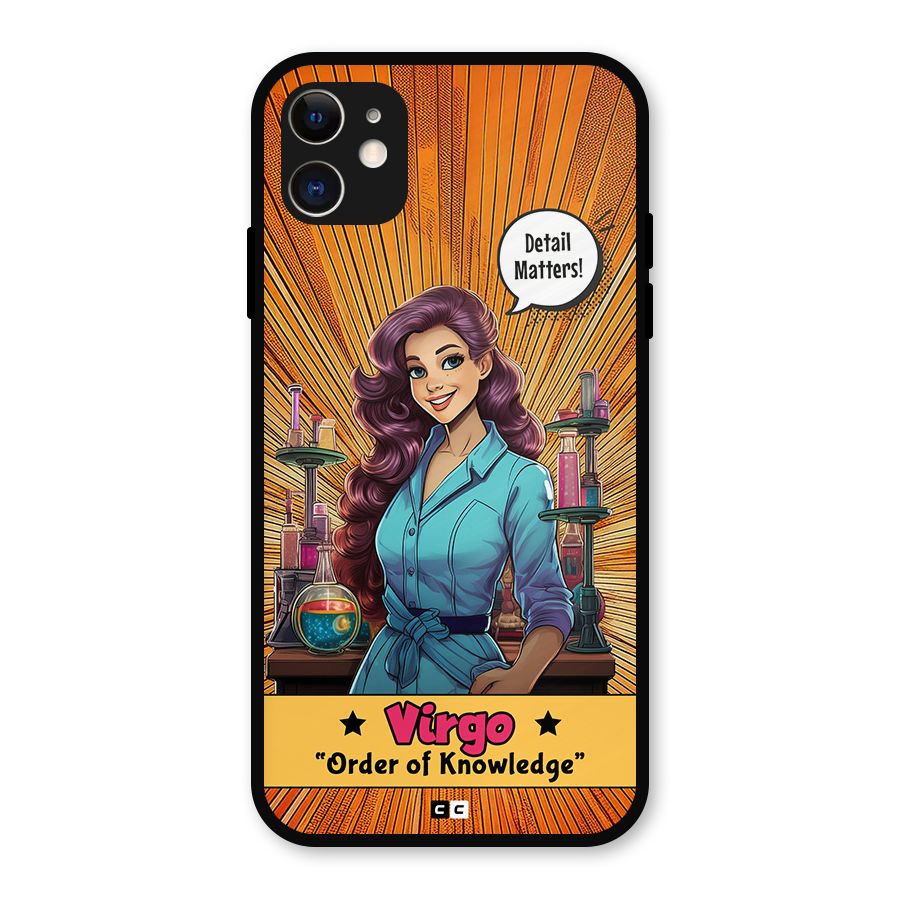 Virgo Order Metal Back Case for iPhone 11