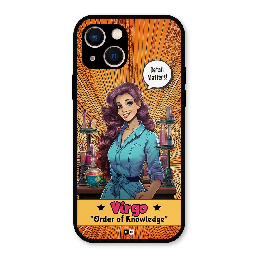 Virgo Order Metal Back Case for iPhone 13
