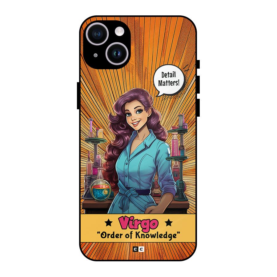 Virgo Order Metal Back Case for iPhone 14 Plus