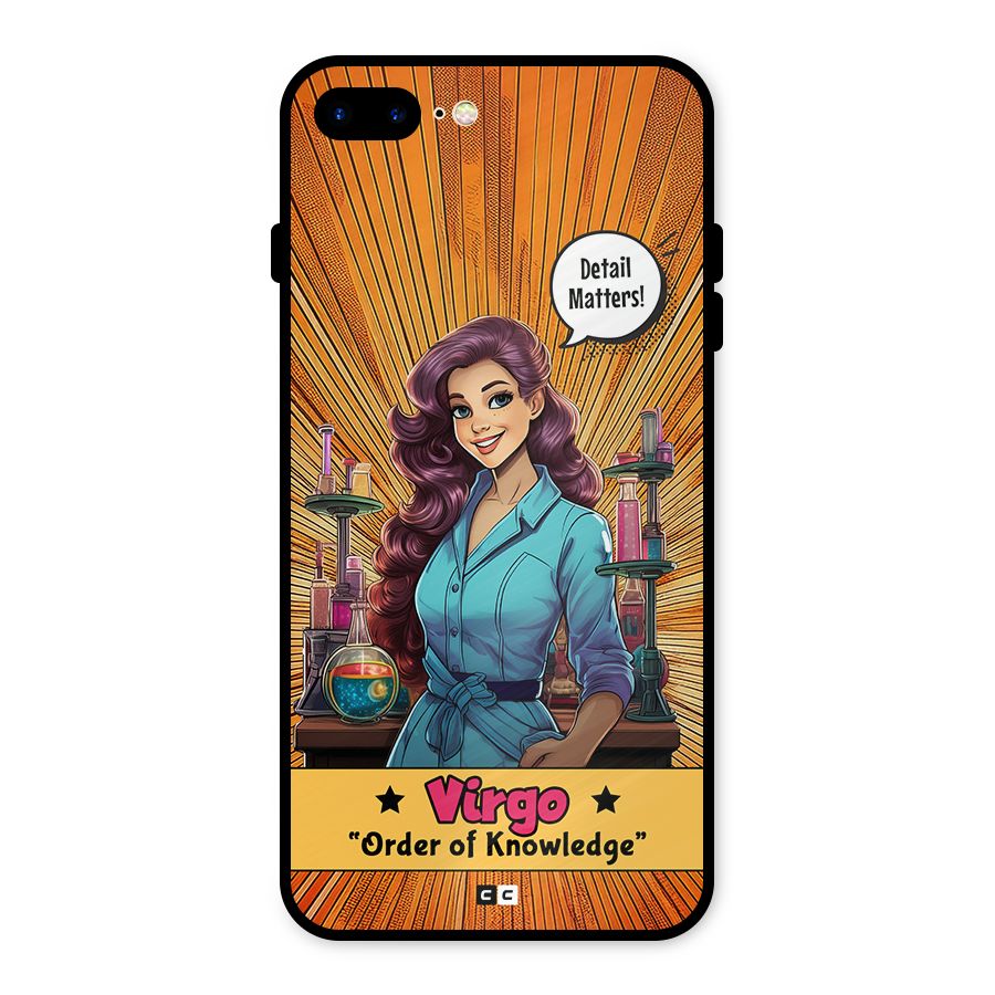 Virgo Order Metal Back Case for iPhone 8 Plus