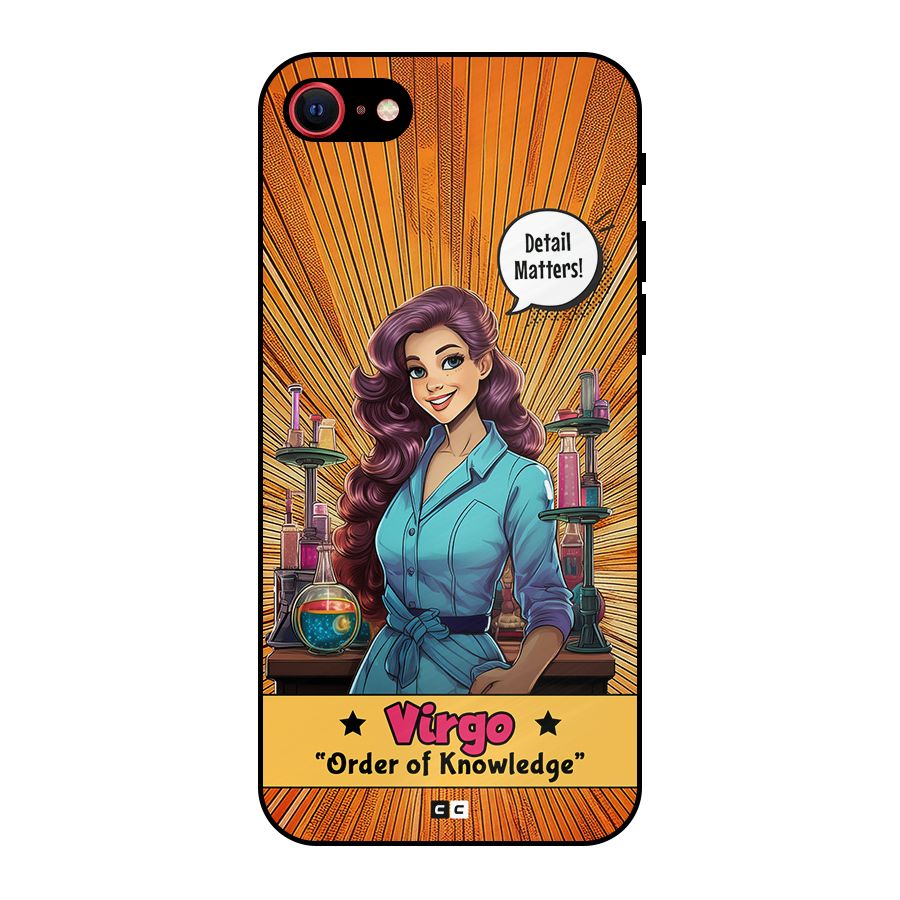 Virgo Order Metal Back Case for iPhone SE 2020