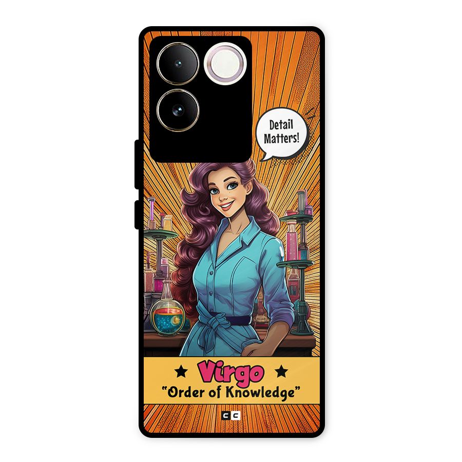 Virgo Order Metal Back Case for iQOO Z7 Pro