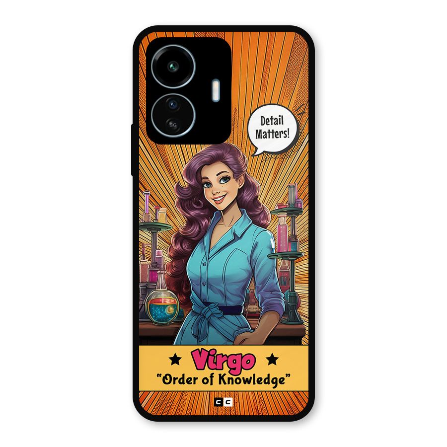 Virgo Order Metal Back Case for vivo iQOO Z6 Lite 5G