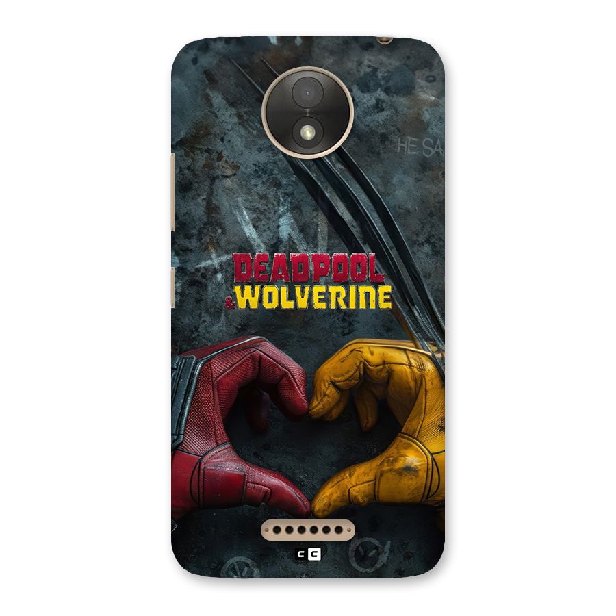 Wade Love Logan Back Case for Moto C Plus