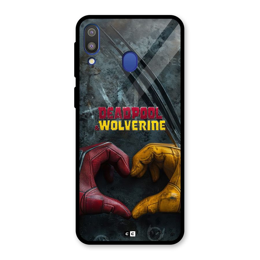 Wade Love Logan Glass Back Case for Galaxy M20