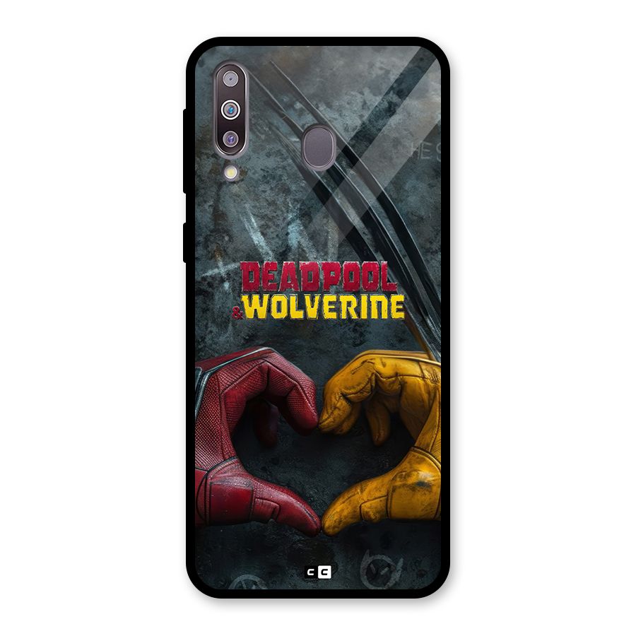 Wade Love Logan Glass Back Case for Galaxy M30