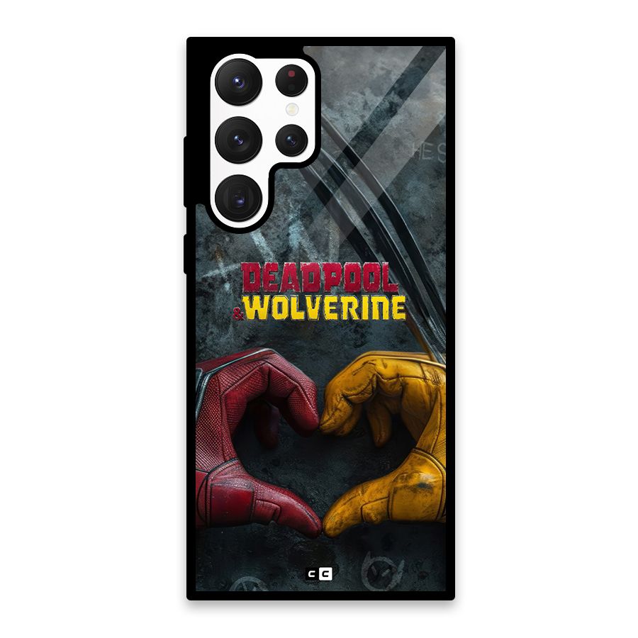Wade Love Logan Glass Back Case for Galaxy S22 Ultra 5G
