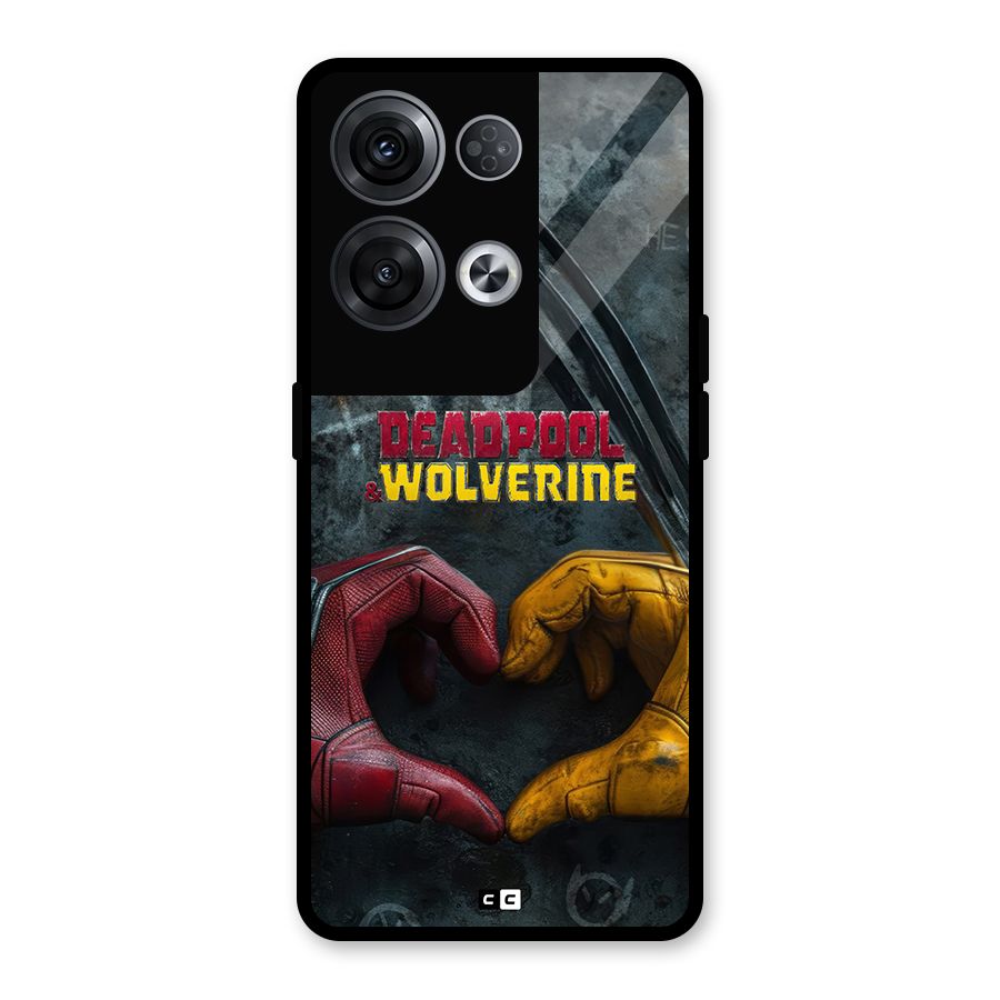 Wade Love Logan Glass Back Case for Oppo Reno8 Pro 5G