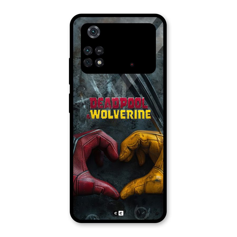 Wade Love Logan Glass Back Case for Poco M4 Pro 4G