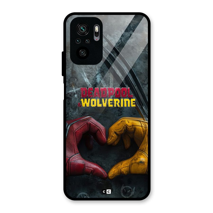 Wade Love Logan Glass Back Case for Redmi Note 10S
