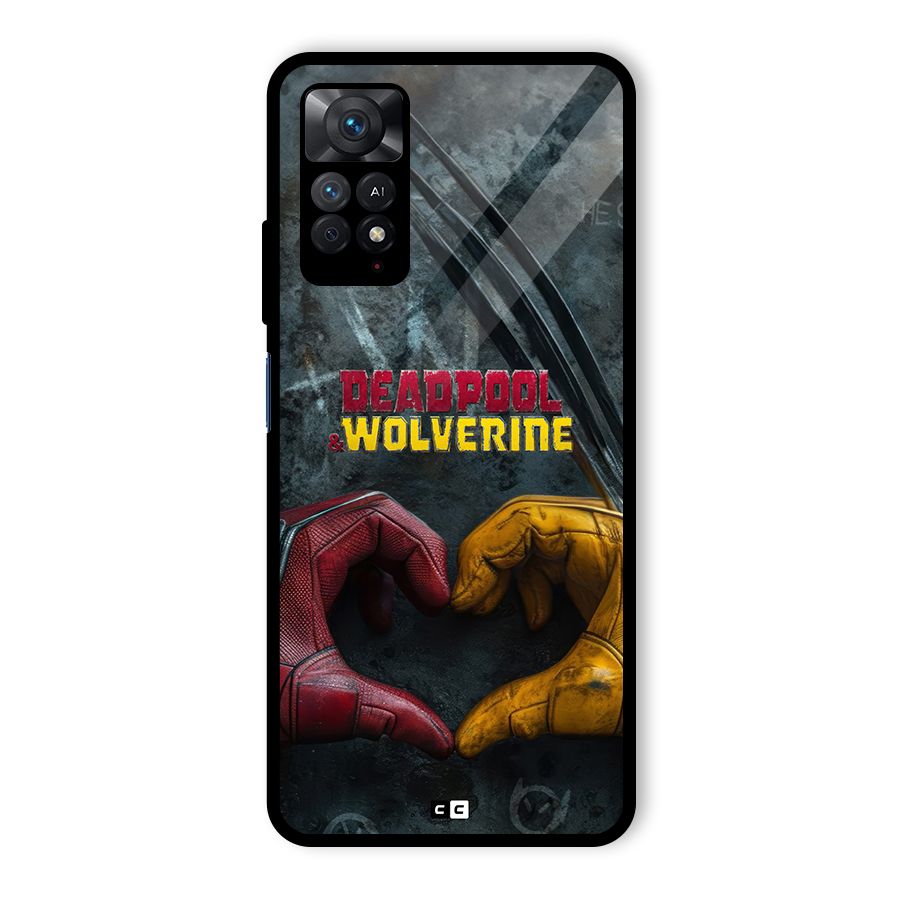Wade Love Logan Glass Back Case for Redmi Note 11 Pro