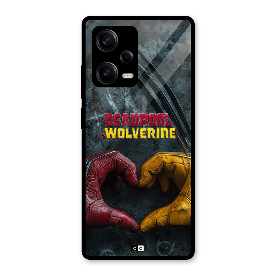 Wade Love Logan Glass Back Case for Redmi Note 12 Pro