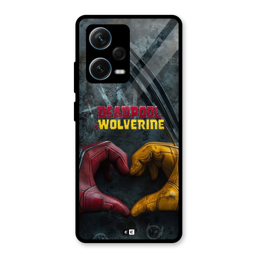 Wade Love Logan Glass Back Case for Redmi Note 12 Pro Plus 5G