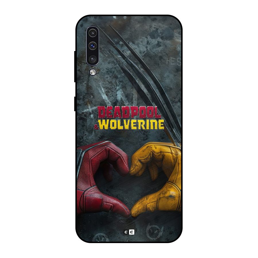 Wade Love Logan Metal Back Case for Galaxy A50s