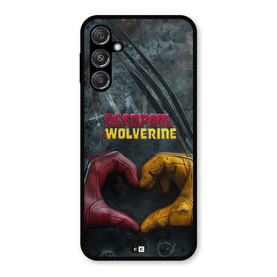 Wade Love Logan Metal Back Case for Galaxy M34 5G