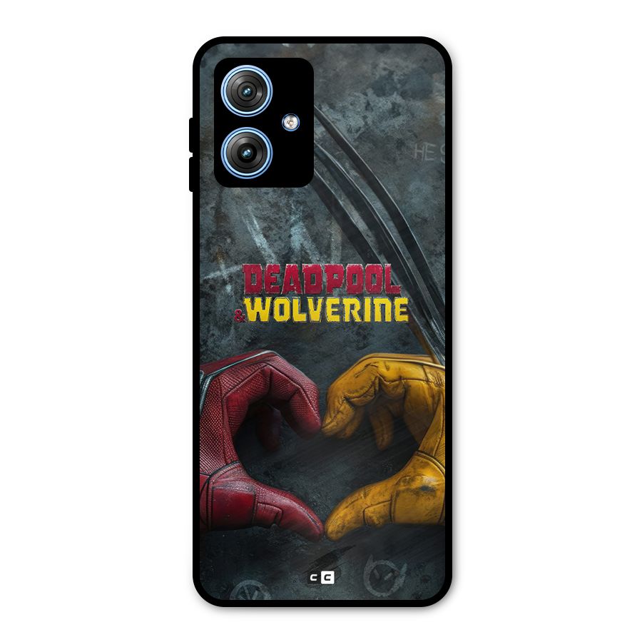 Wade Love Logan Metal Back Case for Moto G54