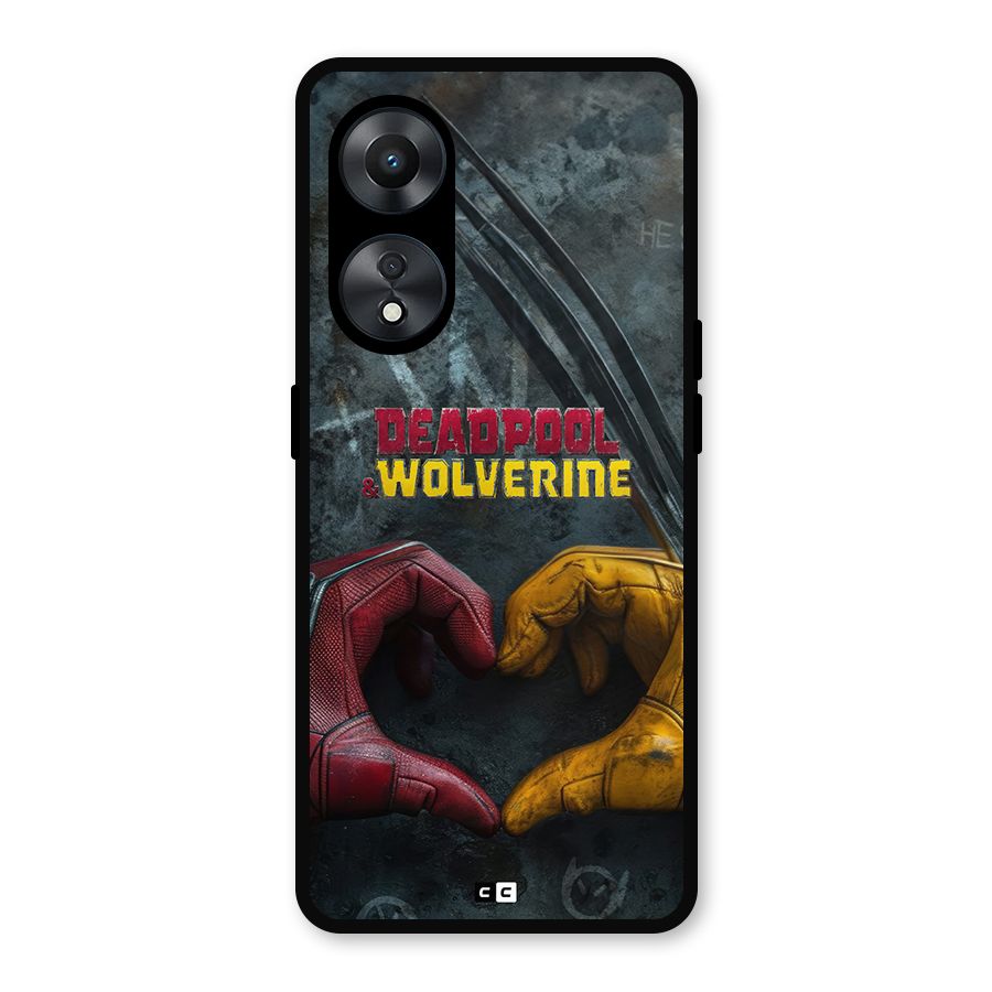 Wade Love Logan Metal Back Case for Oppo A78