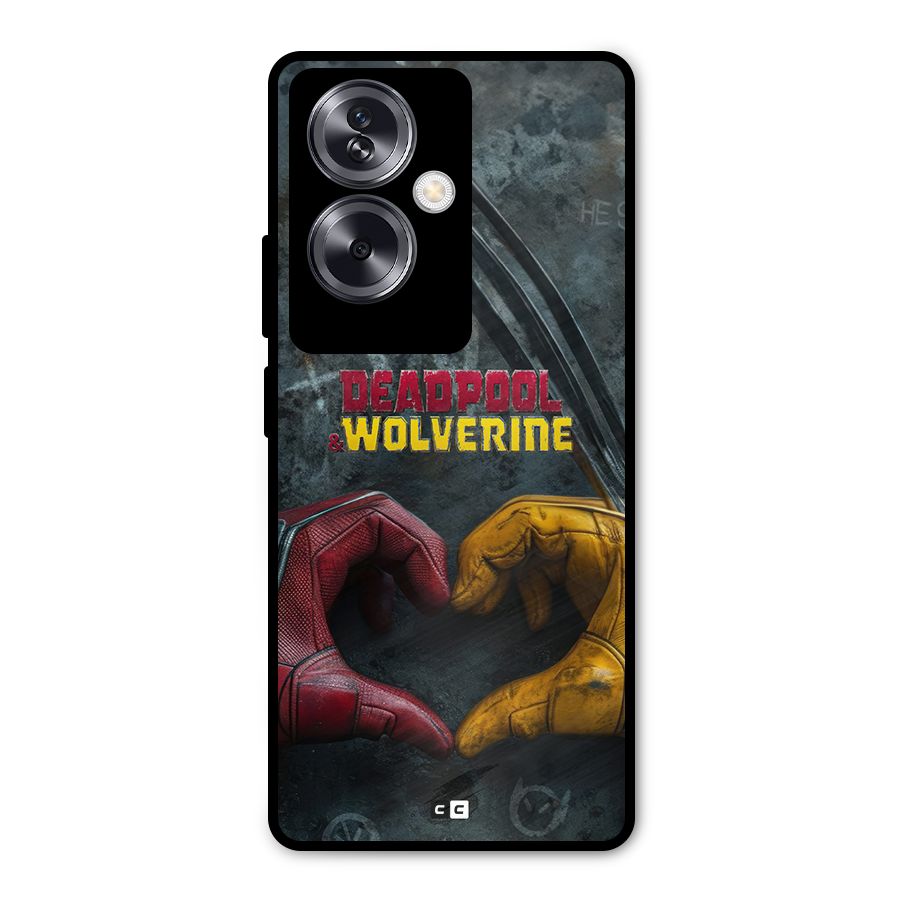 Wade Love Logan Metal Back Case for Oppo A79 5G