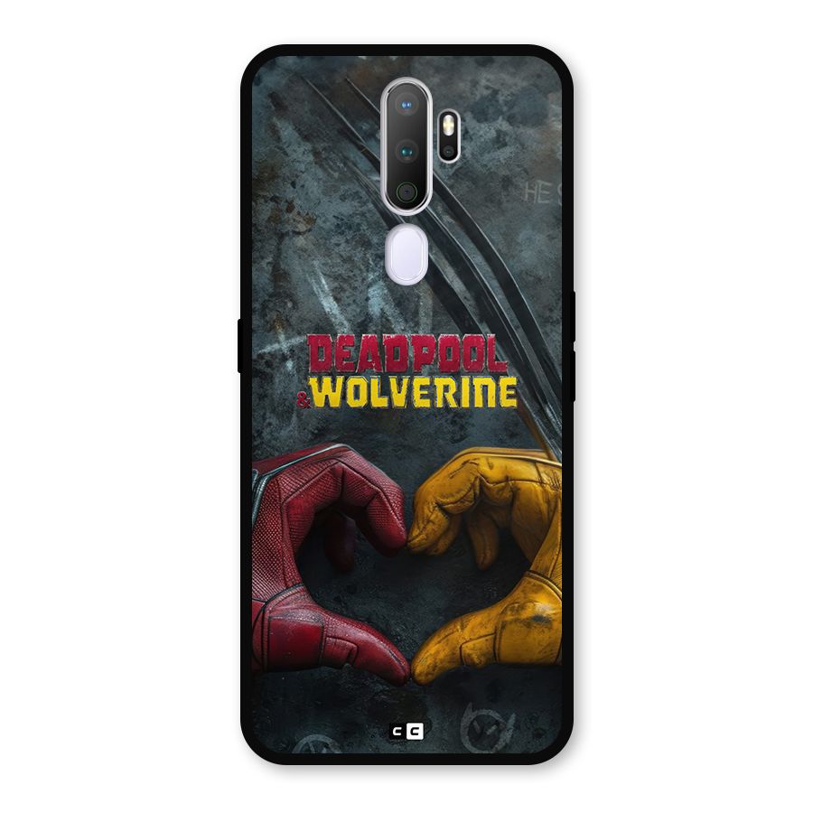 Wade Love Logan Metal Back Case for Oppo A9 (2020)