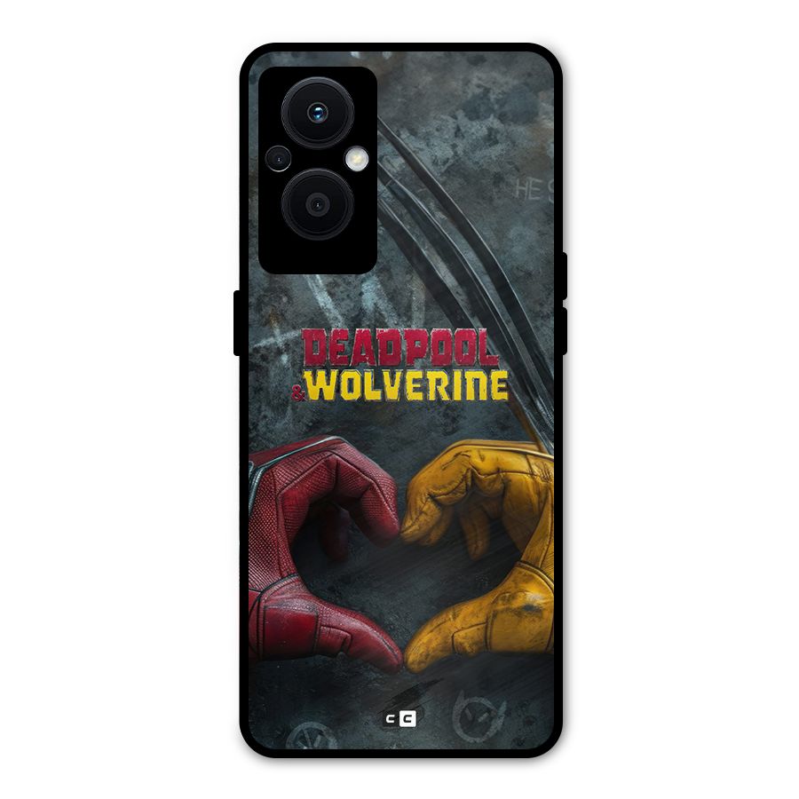 Wade Love Logan Metal Back Case for Oppo F21 Pro 5G