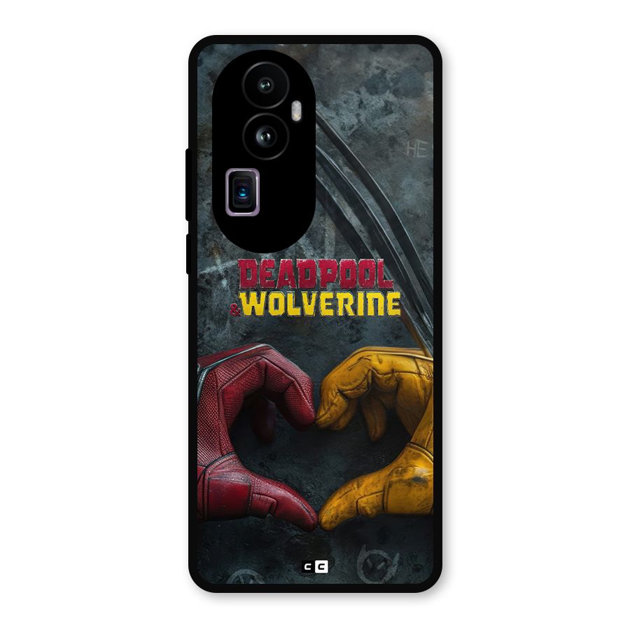 Wade Love Logan Metal Back Case for Oppo Reno10 Pro Plus