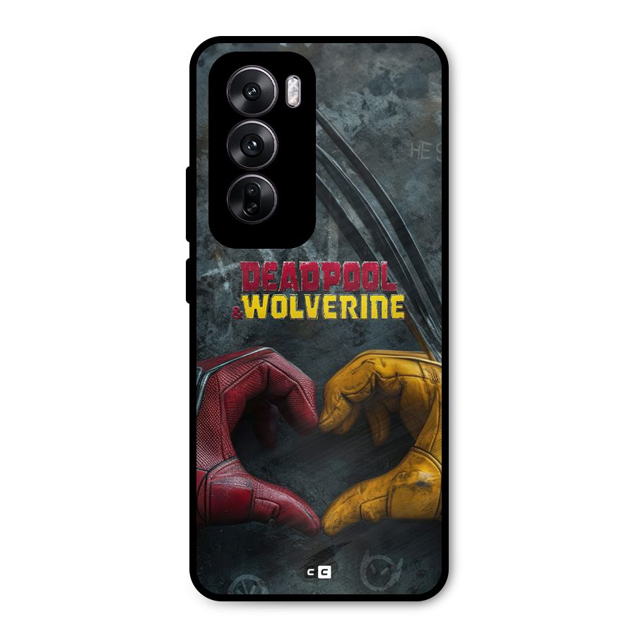 Wade Love Logan Metal Back Case for Oppo Reno12