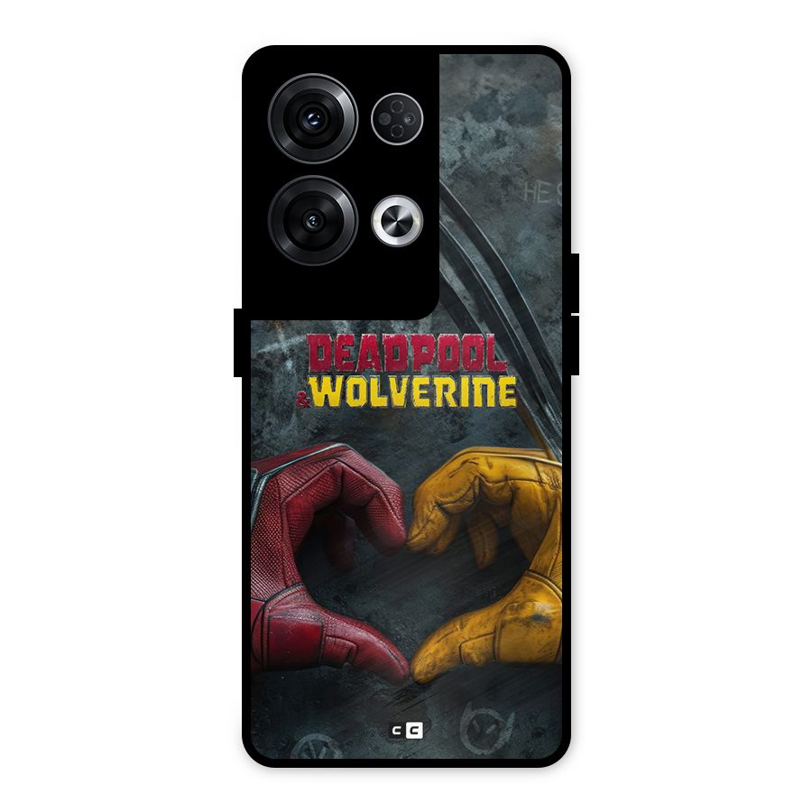 Wade Love Logan Metal Back Case for Oppo Reno8 Pro 5G