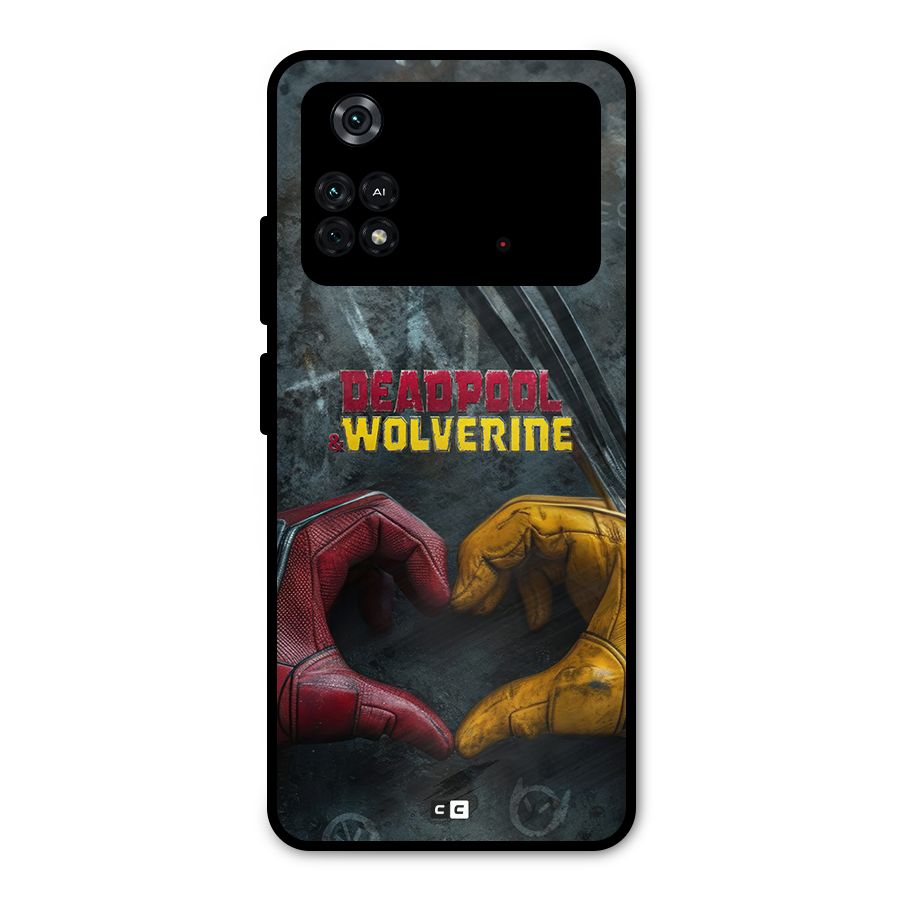 Wade Love Logan Metal Back Case for Poco M4 Pro 4G
