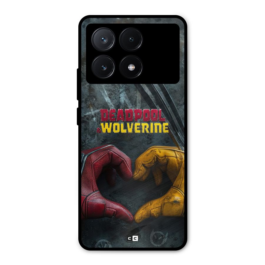 Wade Love Logan Metal Back Case for Poco X6 Pro
