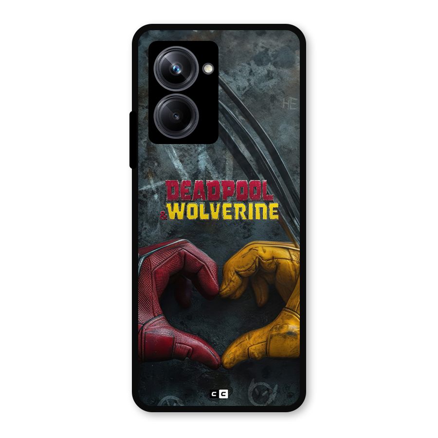 Wade Love Logan Metal Back Case for Realme 10 Pro