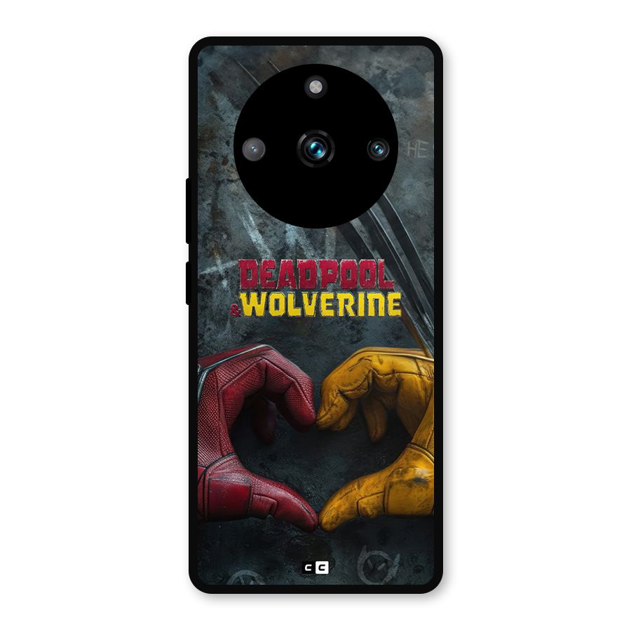 Wade Love Logan Metal Back Case for Realme 11 Pro Plus