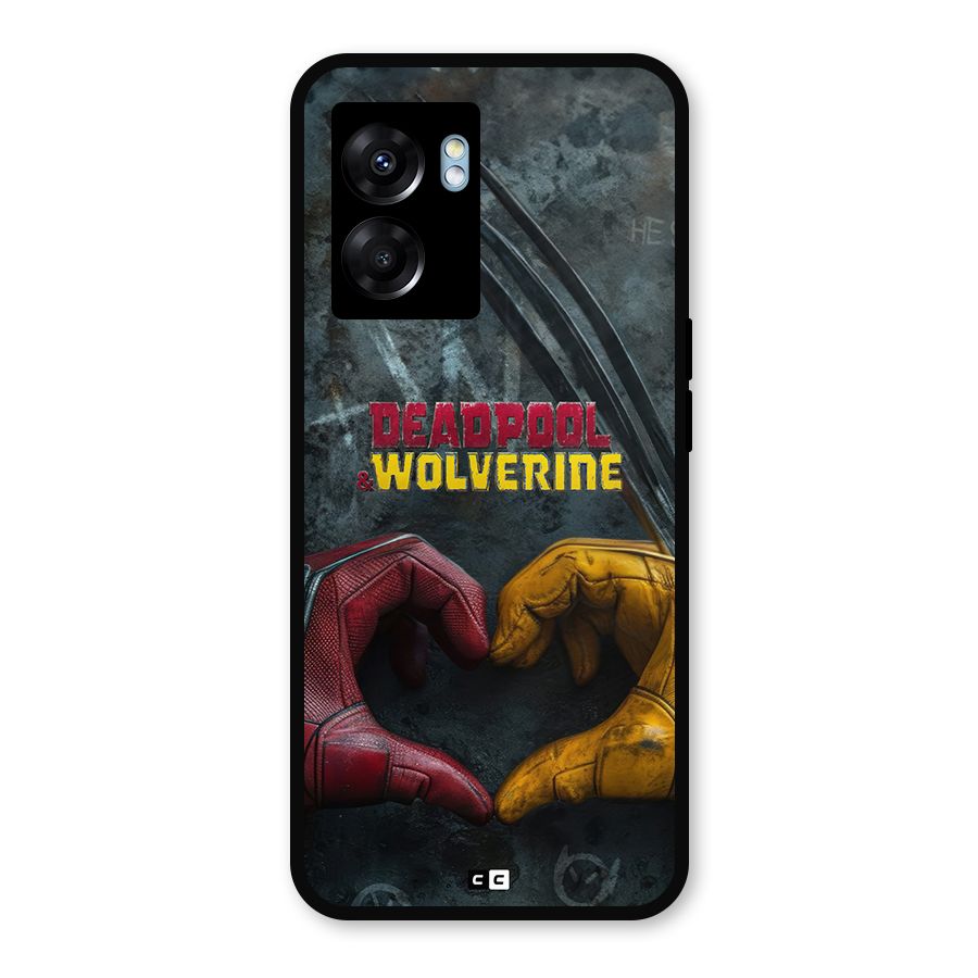 Wade Love Logan Metal Back Case for Realme Narzo 50 5G